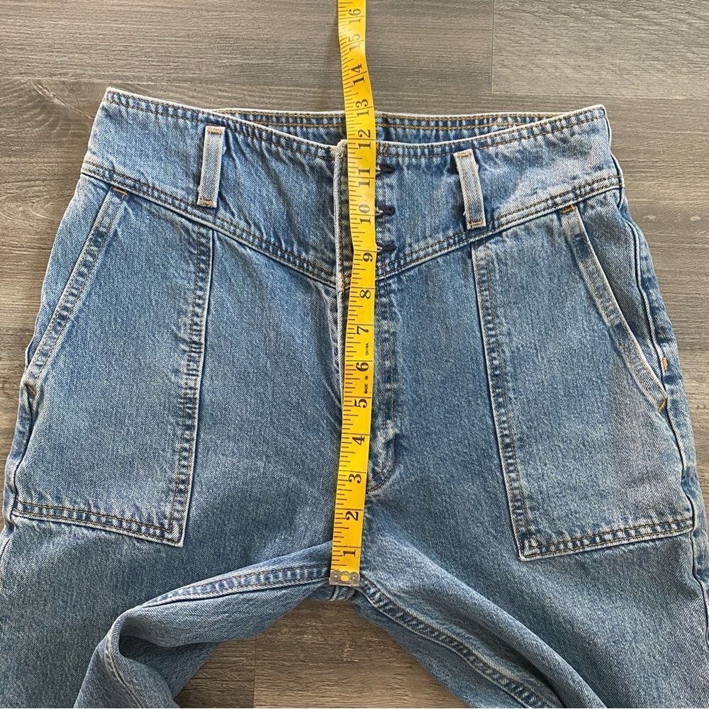 Abercrombie & Fitch High Rise Mom Jean 27 Waist 4 - Picture 8 of 10